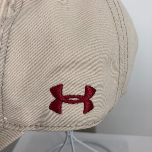 Under Armour Mens IU Indiana University Baseball Cap One Size Adjustable Cotton - Picture 5 of 13